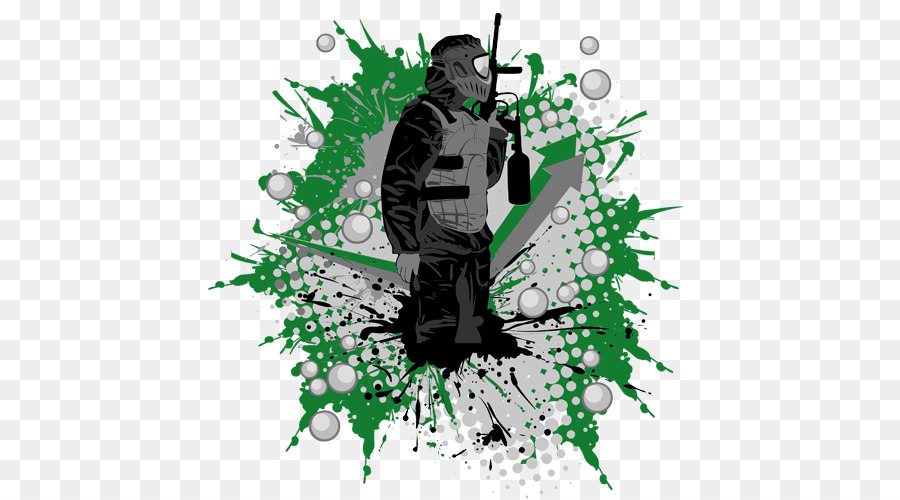 Jugador De Paintball，Juego PNG