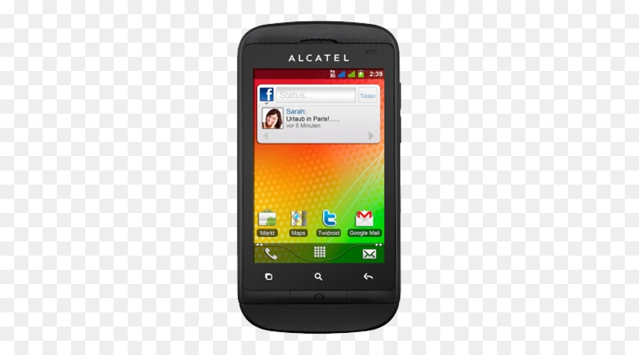 Alcatel One Touch 990，Alcatel One Touch 918d 150 Mb Negro PNG