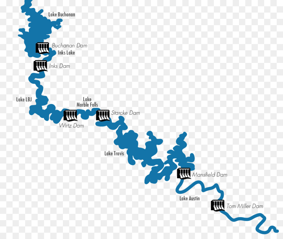 Texas Highland Lakes，El Lago De Lyndon B Johnson PNG