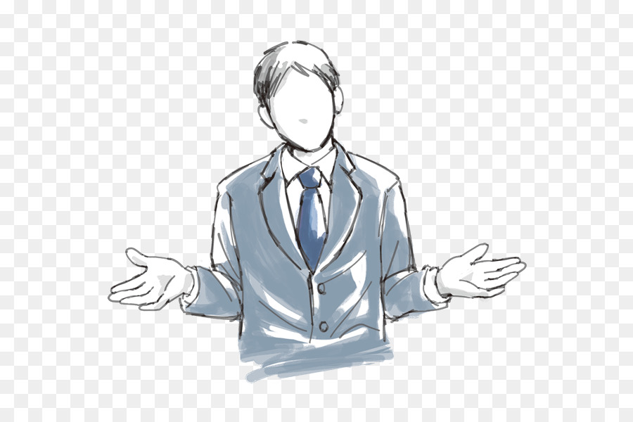 Bosquejo Del Hombre De Negocios，Dibujo PNG