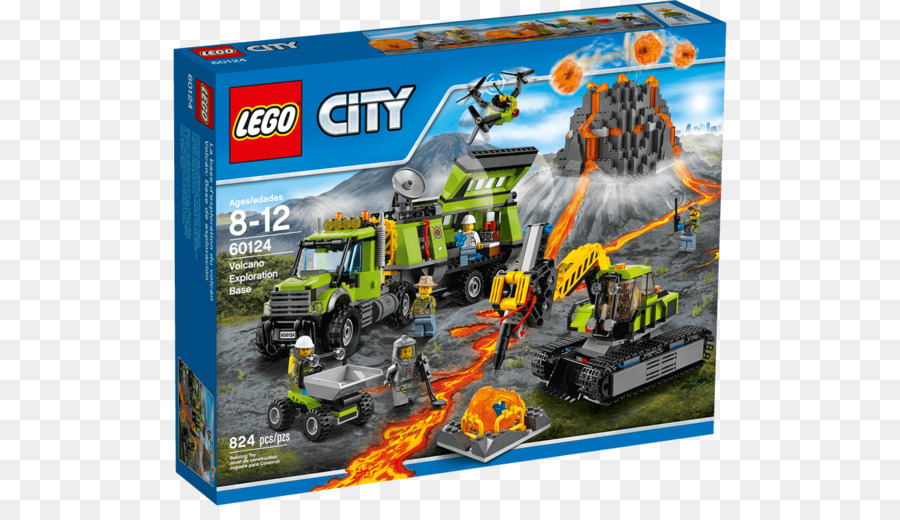 Lego 60124 De La Ciudad De Volcán De Exploración De La Base De，Lego PNG