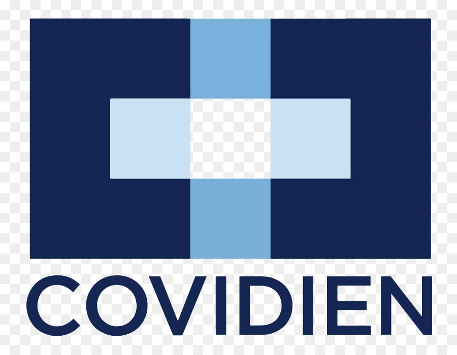 Logotipo De Covidien，Azul PNG