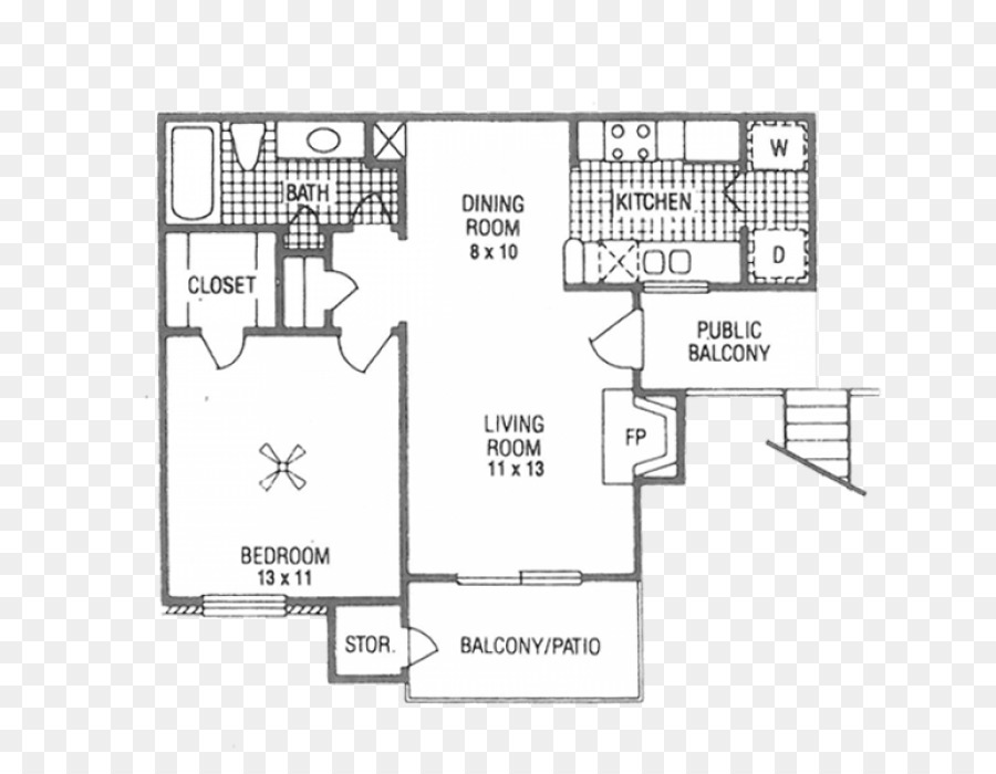 Gladstell Forest Apartamentos，Plan De Piso PNG