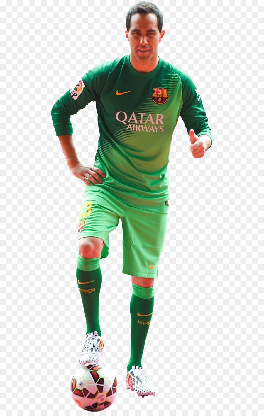 Claudio Bravo，El Fc Barcelona PNG