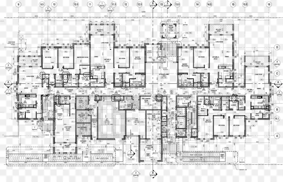 Plan De Piso，Sir J J De La Facultad De Arquitectura PNG