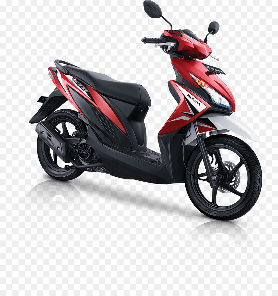 Motocicleta Roja Y Negra，Scooter PNG