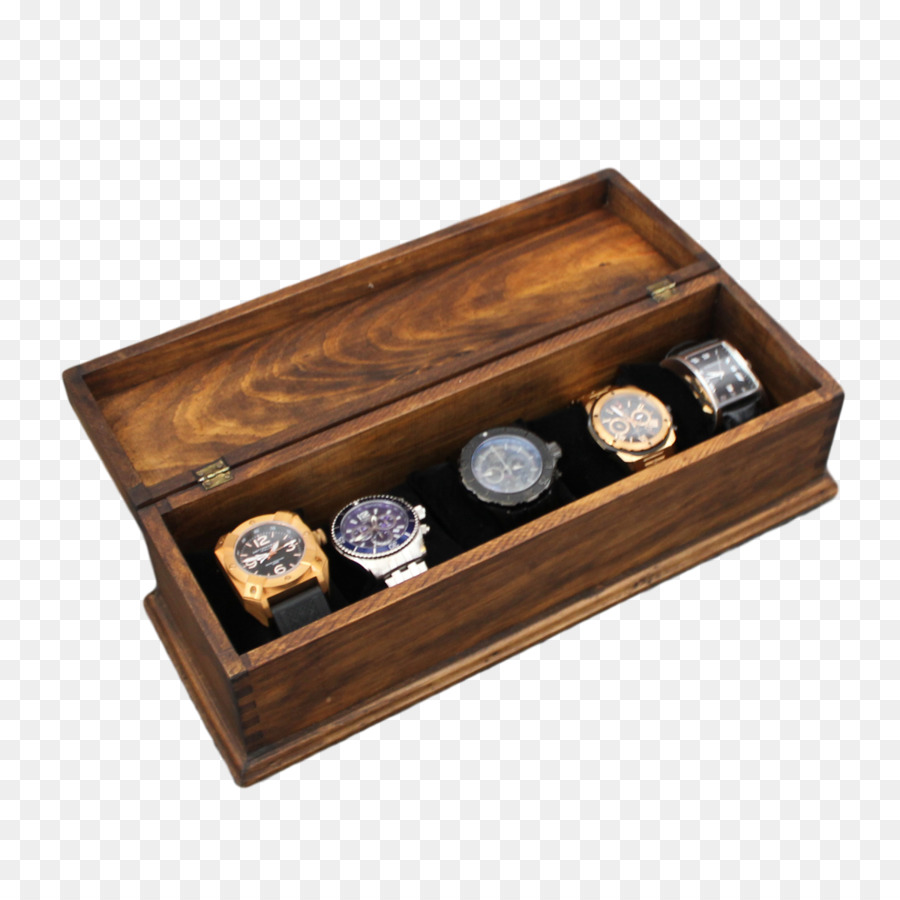 Caja De Reloj De Madera，Caja PNG