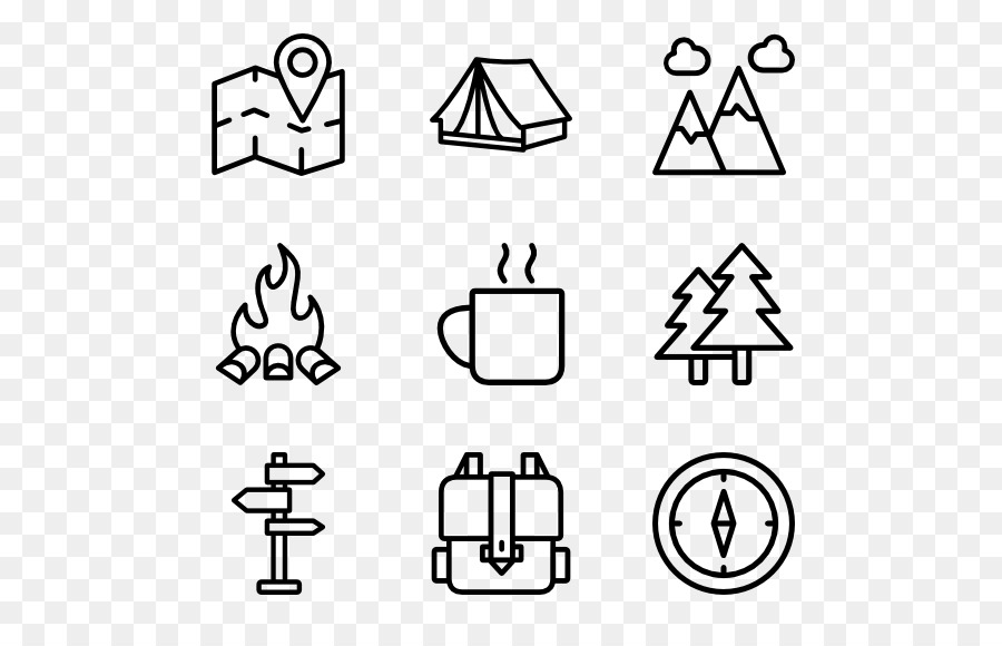 Iconos De Camping，Exterior PNG