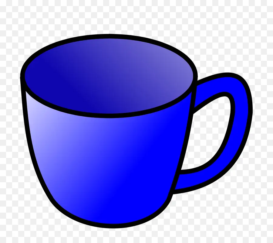 Taza Azul，Taza PNG