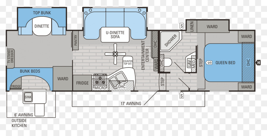 Plan De Piso，Autocaravanas PNG