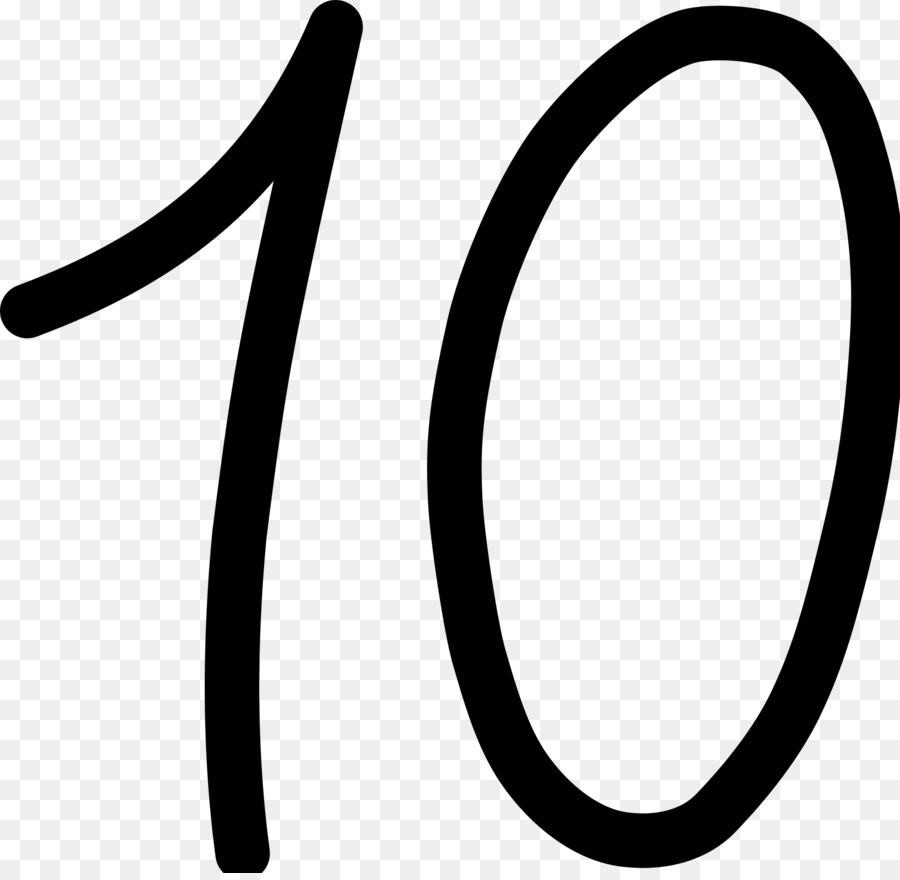 Numero 10，Dígito PNG