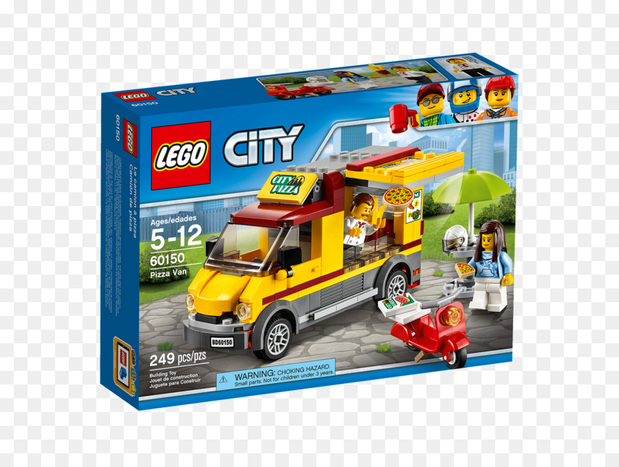 Lego 60150 City Pizza Van，Ciudad Lego PNG