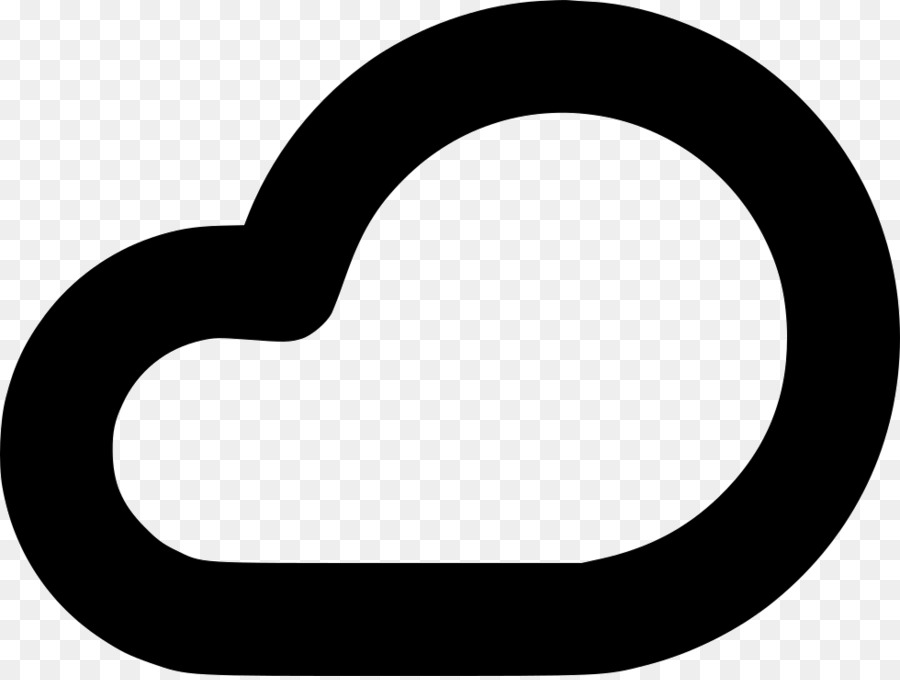 Nube，Negro PNG