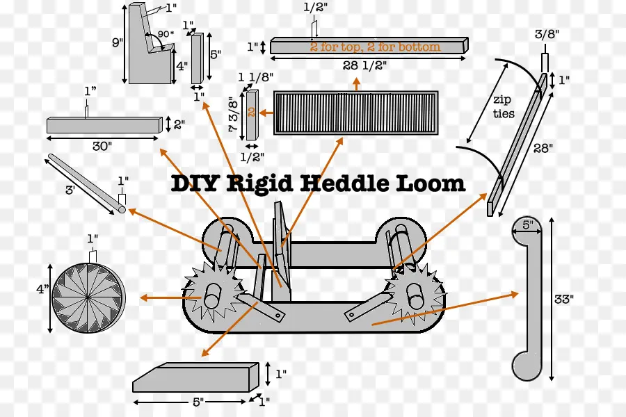 Diagrama De Telar，Bricolaje PNG