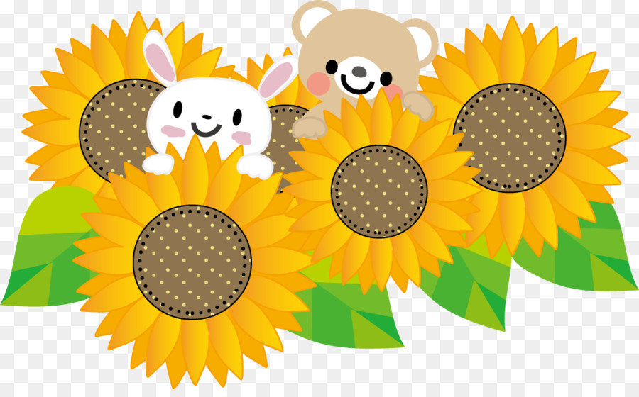 Girasoles，Oso PNG