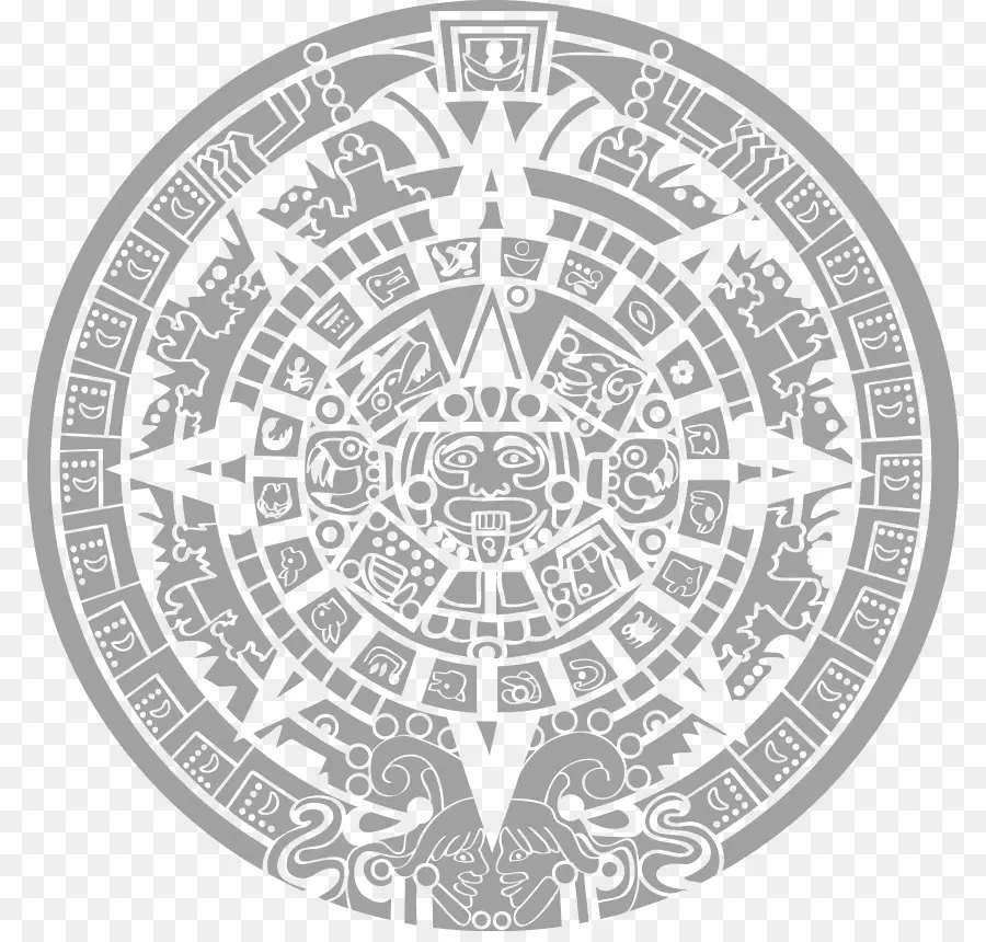 Piedra Del Calendario Azteca，Calendario Azteca PNG