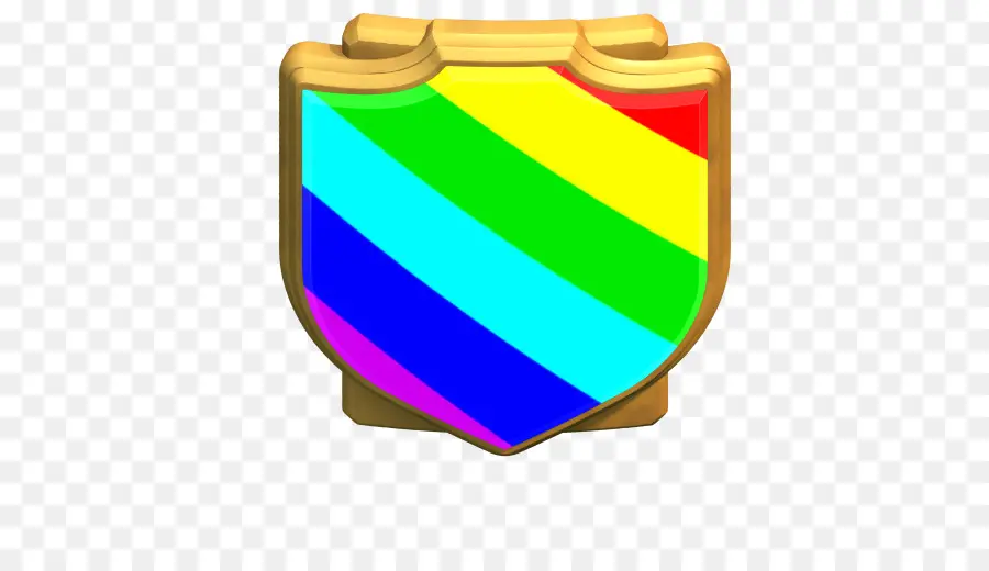 Escudo Arcoiris，Vistoso PNG