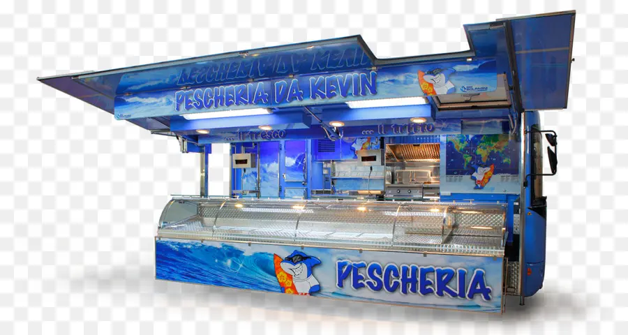 Mercado De Pescado，Azul PNG