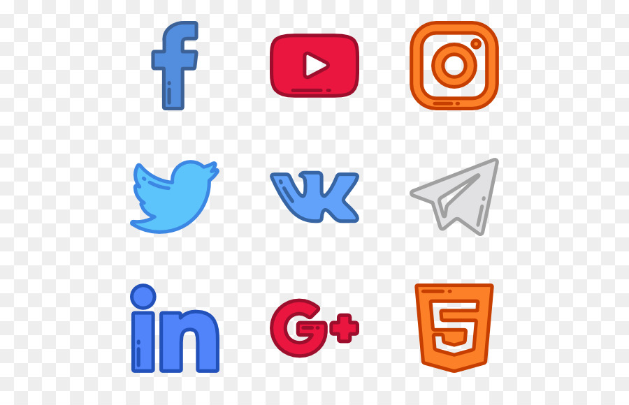 Iconos De Redes Sociales，Logotipos PNG