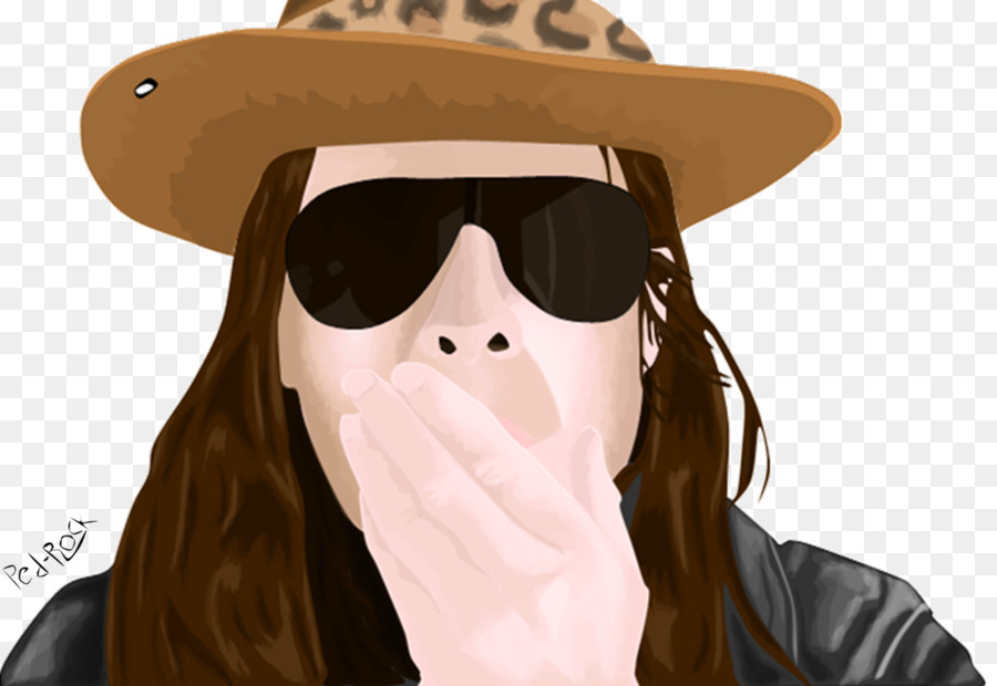 Persona Con Sombrero，Gafas De Sol PNG