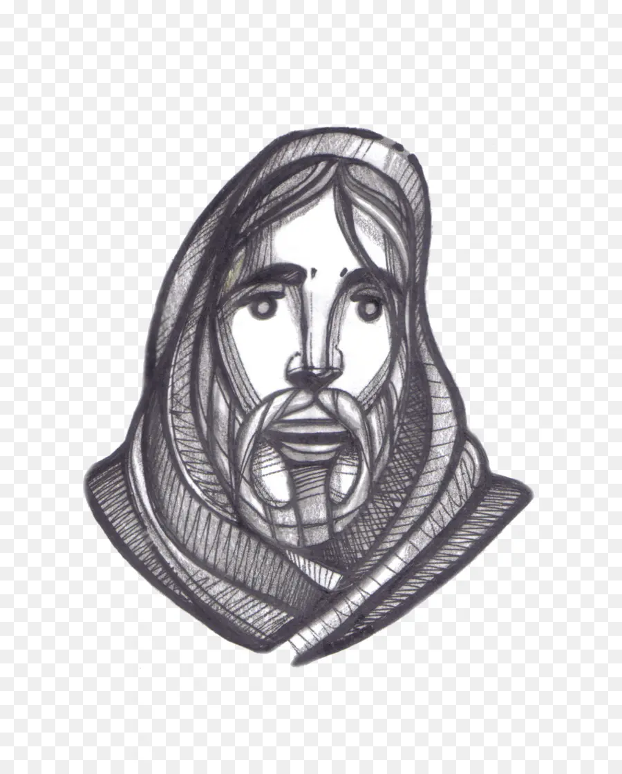 Hombre Barbudo Dibujo，Bosquejo PNG