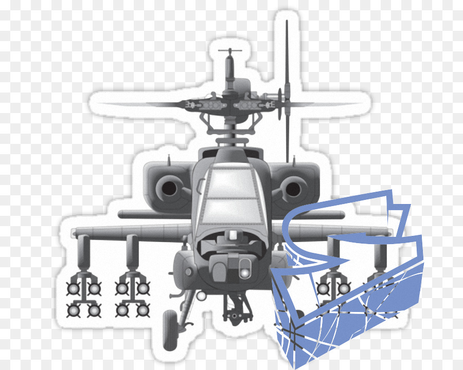 Boeing Ah64 Apache，La Calcomanía De Pared PNG