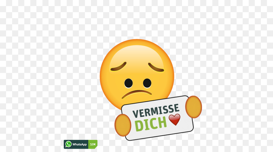 Emoji Triste，Firmar PNG