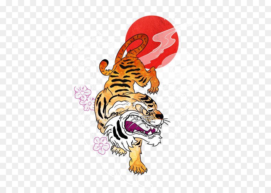 Tigre，Felino De Gran Tamaño PNG