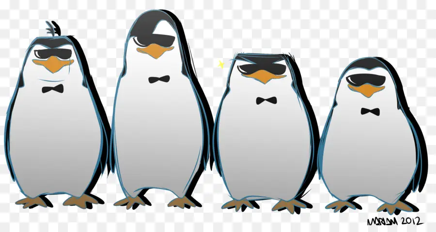 Pingüino，Pingüino Rey PNG