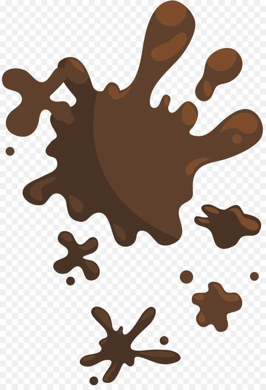 Salpicaduras De Chocolate，Desorden PNG