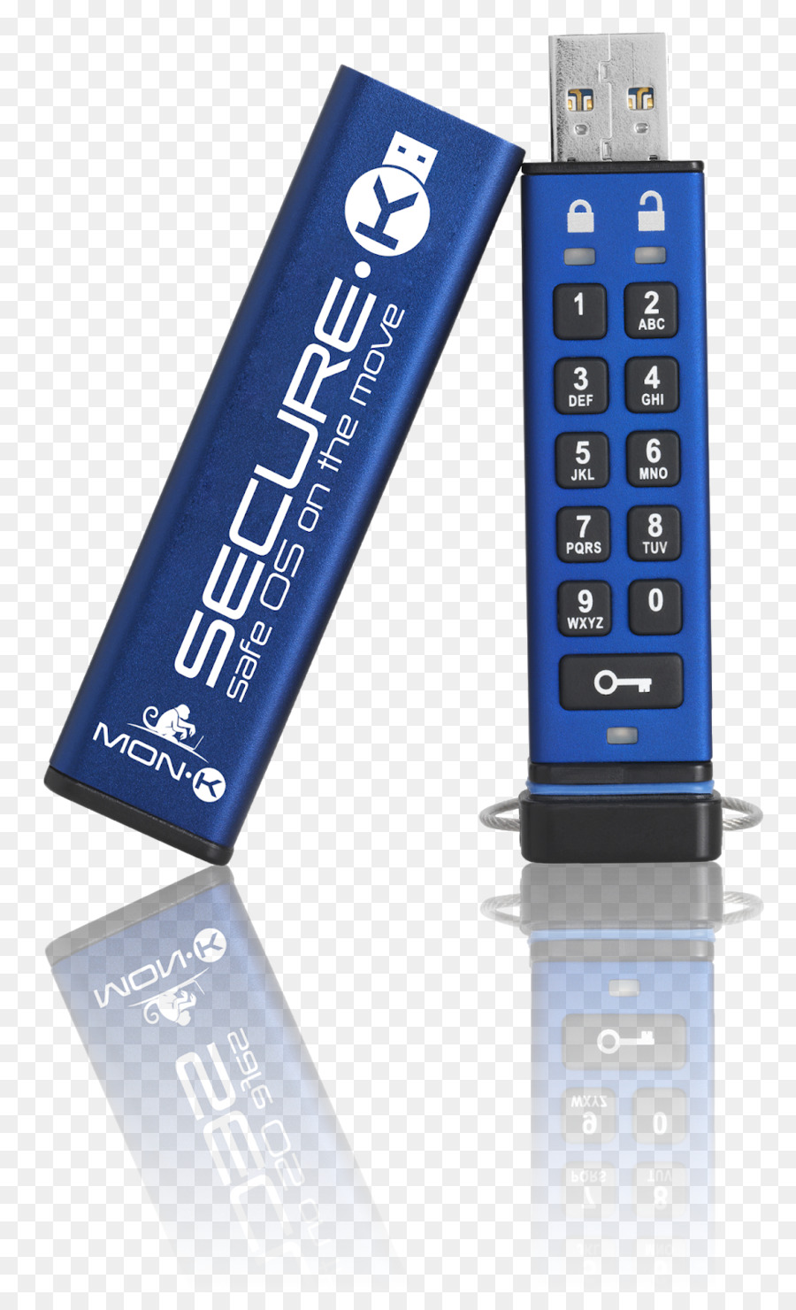 Istorage Datashur Pro De 256 Bits Unidad De Memoria Flash Usb Azul，Las Unidades Flash Usb PNG