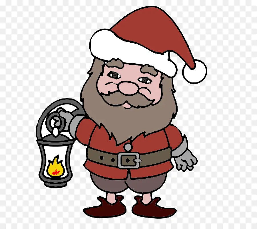 Papá Noel，Linterna PNG