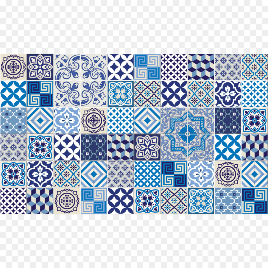 Azulejos Azules，Mosaico PNG