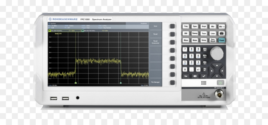 Analizador De Espectro，Rohde Negro PNG