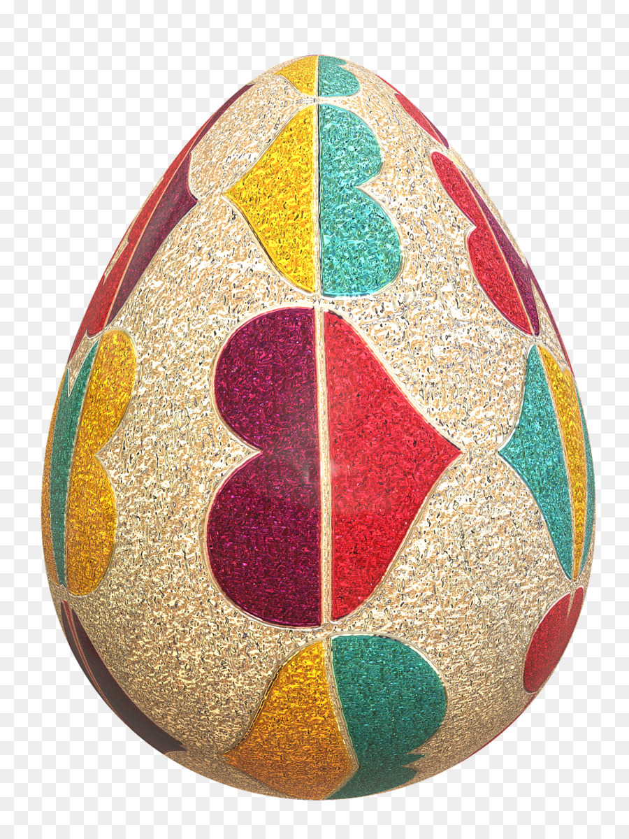 Huevo Decorado，Pascua De Resurrección PNG