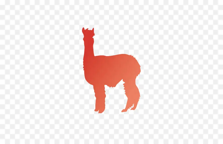 Silueta De Llama，Silueta PNG