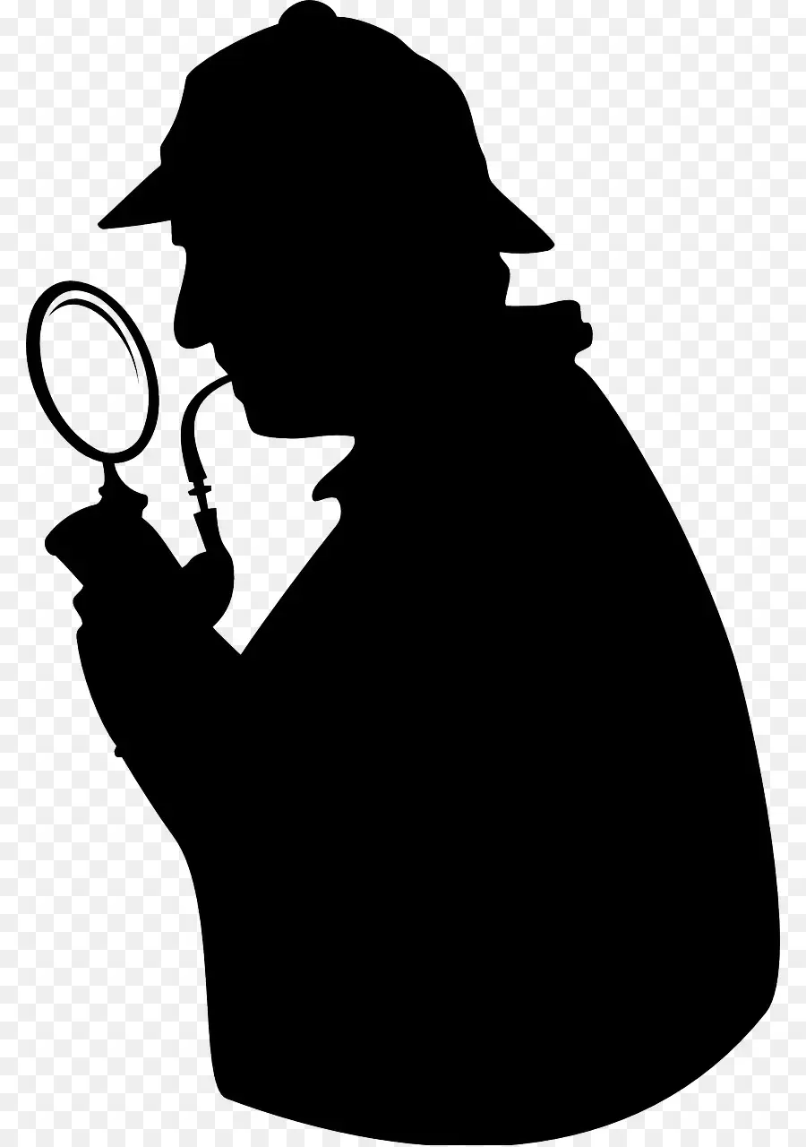 El Detective，Silueta PNG