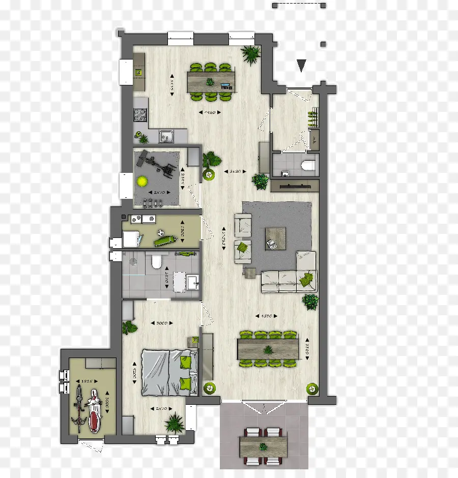 Plano De Planta Del Apartamento，Plano De Planta PNG