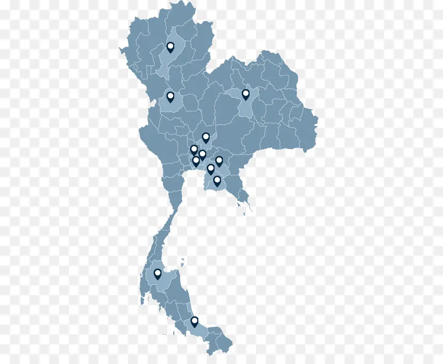 Tailandia，Mapa PNG