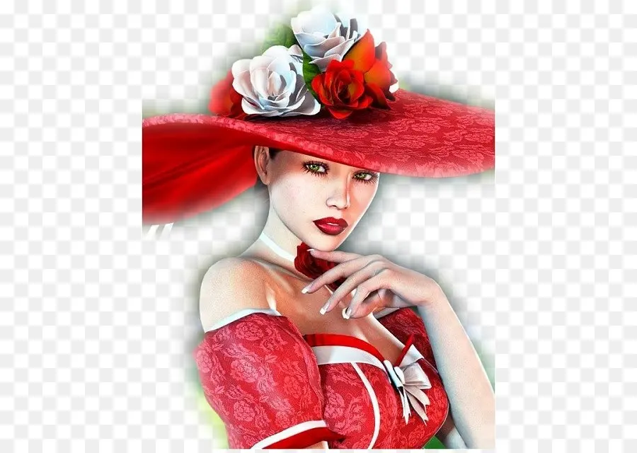 Sombrero，Rojo PNG