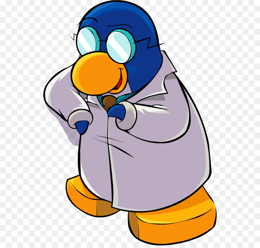 Científico Pingüino，Bata De Laboratorio PNG