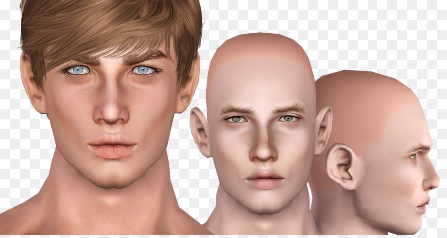 Caras Masculinas 3d，Rostro PNG