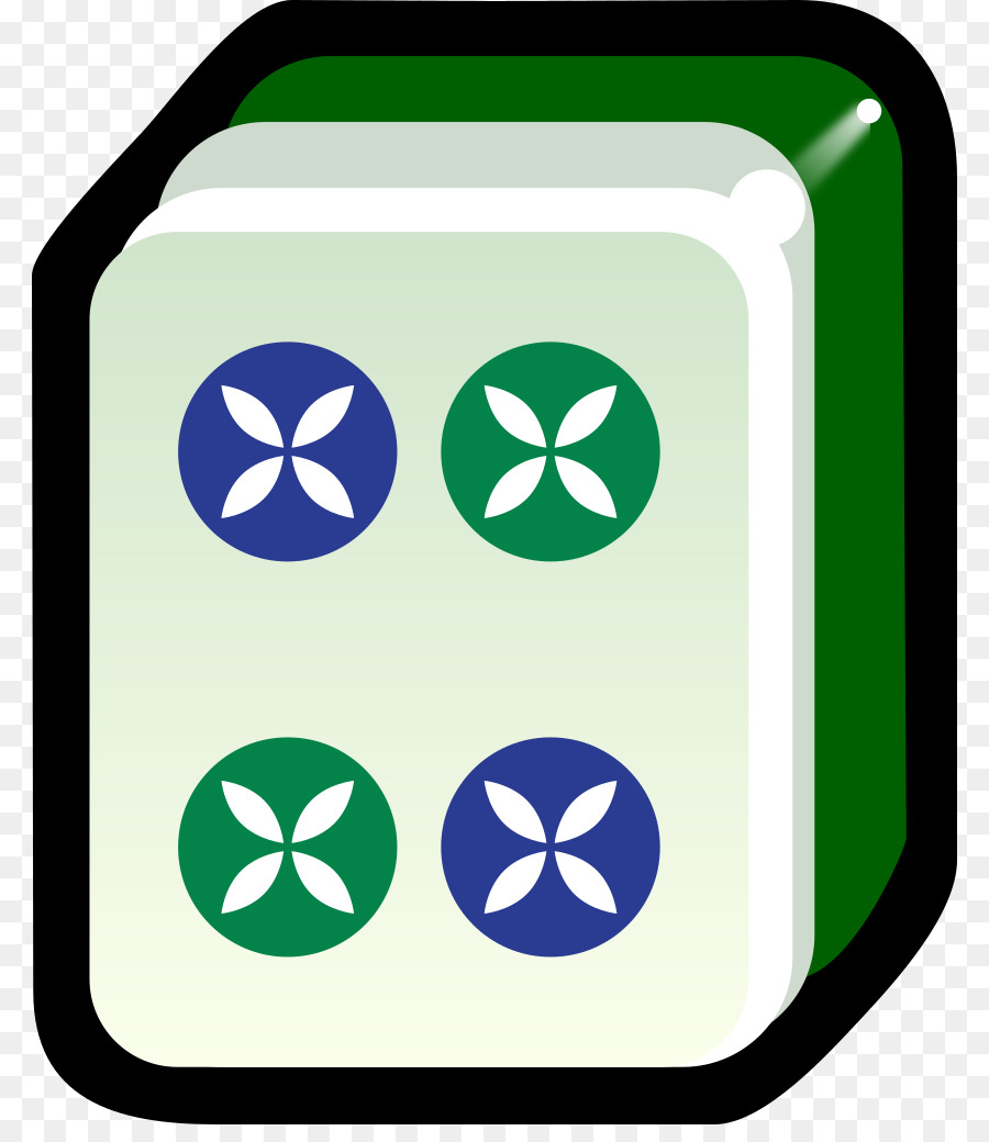 Azulejo Mahjong，Dominó Chino PNG