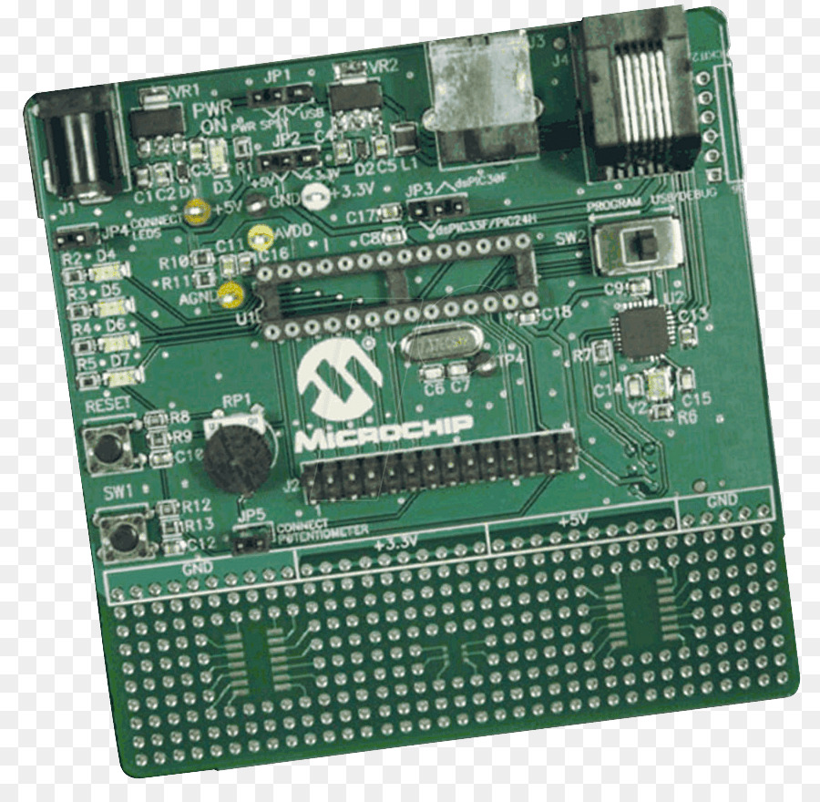 Microcontrolador，Componente Electrónico PNG