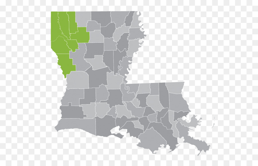 Claiborne Parish Louisiana，Mapa PNG