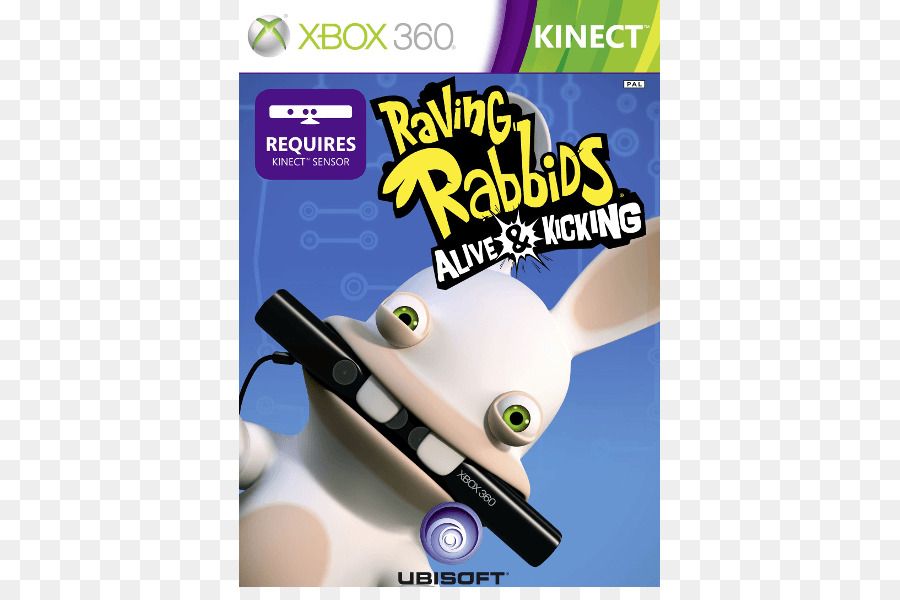 Rabbids Alive Patadas，Raving Rabbids Travel In Time PNG