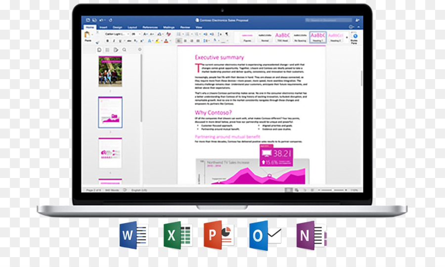 Microsoft Office 2016，Microsoft Office 2016 Para Mac PNG