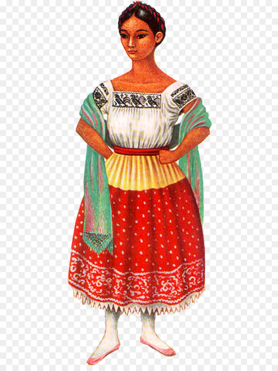 Vestido Tradicional，Mujer PNG