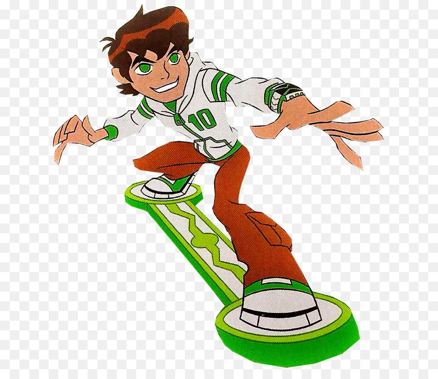 Niño De Dibujos Animados En Hoverboard，Aerotabla PNG