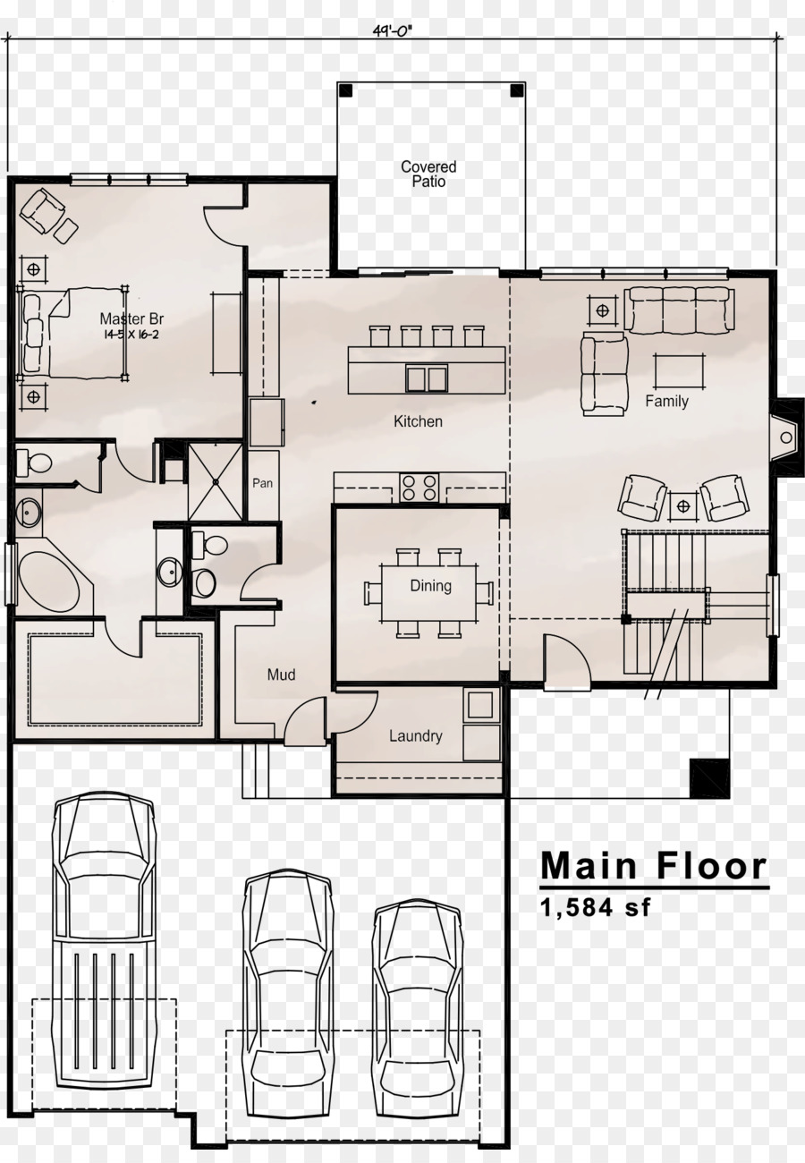 Plan De Piso，La Arquitectura PNG